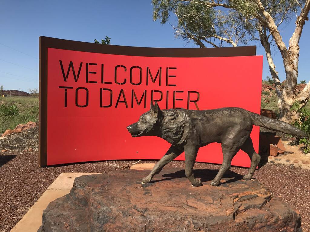 Red Dog Memorial in Dampier