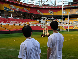 Gyeonggido students at Suncorp Stadium